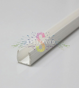 Купите профиль для неона со скидкой! Бесплатная доставка по РФ Профиль пластиковый для гибкого неона 12х25мм, 2м, 10шт